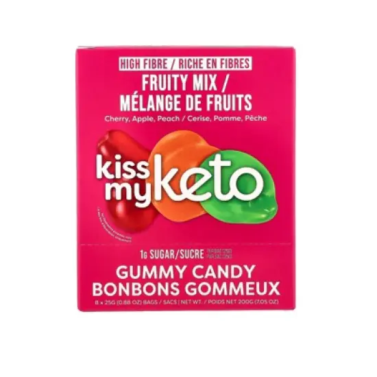 Kiss My Keto Gummies Candy &ndash; Low Carb Candy Fruity Mix, Keto Snack Pack &ndash; Healthy Candy Gummys &ndash; Vegan Candy, Keto Gummy Candy &ndash; Keto Candy Gummies image {3}