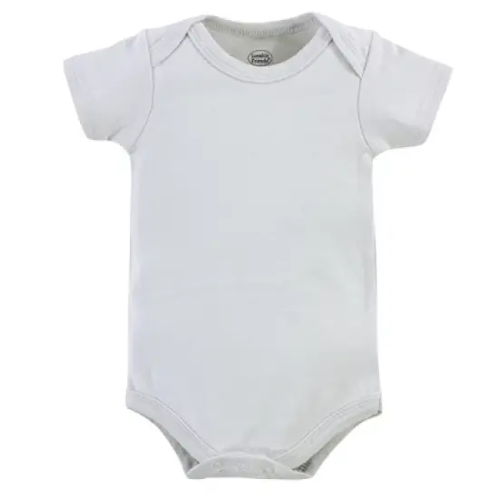 Luvable Friends Cotton Bodysuits 5pk, Unisex Basic Elephant image {2}