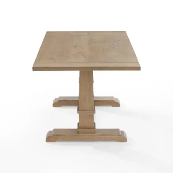 Joanna Rectangle Dining Table Rustic Brown - Crosley image {3}