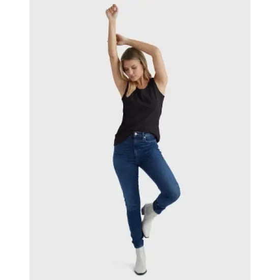 Hanes Women's Mini-Ribbed Cotton Tank image {3}