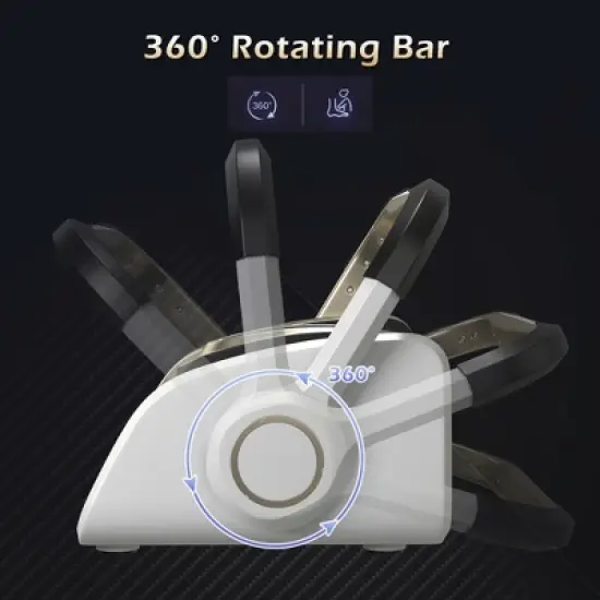 Costway Foot Calf Shiatsu Massager Heat Remote Control image {4}