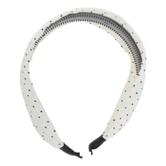 Unique Bargains Fresh Polka Dot Wide Headband 1 Pc image {2}