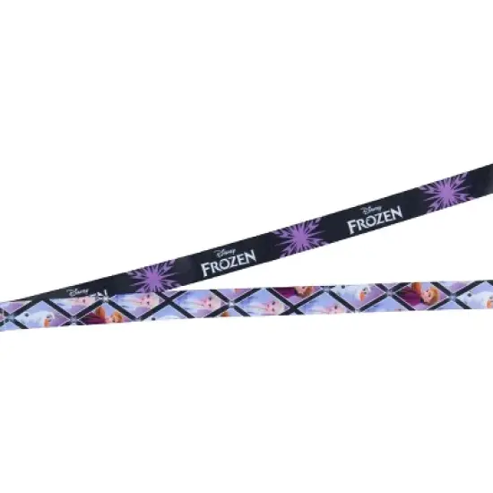 Disney Frozen Elsa and Anna Lanyard with ID Badge Holder and Rubber Olaf Charm image {3}