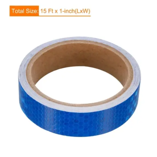 Unique Bargains High Visibility Waterproof Adhesive Warning Safety Truck Reflective Tape image {1}