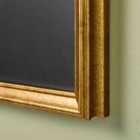 18"x18" Square Matte Black Landscape Framed Wall Art - Hearth & Hand&trade; with Magnolia image {2}