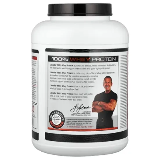 Labrada Nutrition 100% Whey Protein Powder, Chocolate, 4.13 lbs (1,875 g) image {2}