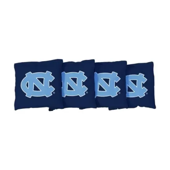 NCAA North Carolina Tar Heels Corn-Filled Cornhole Bags - Dark Blue image {1}