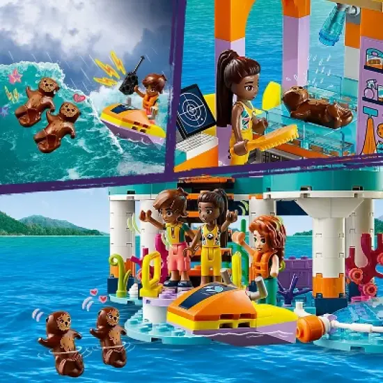 LEGO Friends Sea Rescue Center Pretend Vet Building Toy 41736 image {3}