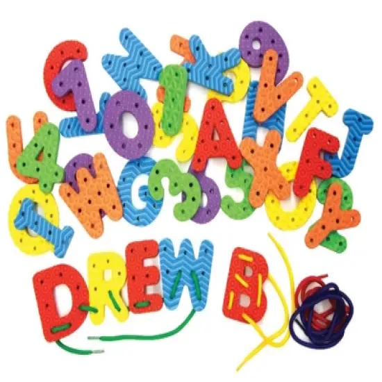 Wonderfoam Lacing Letters and Numbers Set image {1}