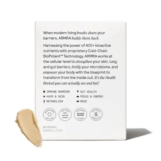 ARMRA Colostrum Powder Travel Packs - Blood Orange - 0.06oz/30ct image {1}