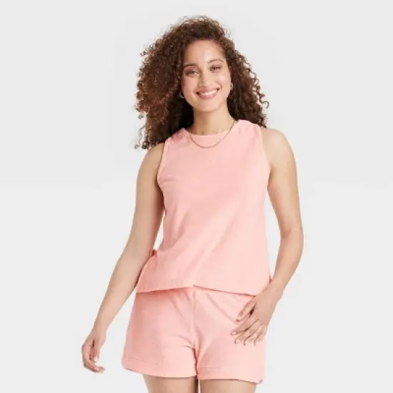 Women's Terry Tank Top - A New Day&trade; Blush image {3}