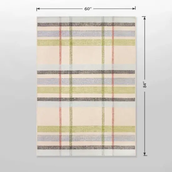 Plaid Outdoor Rug - Threshold&trade; image {4}