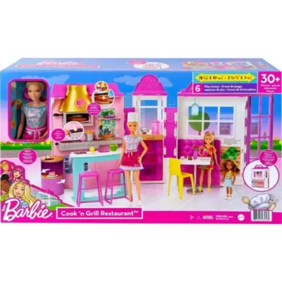 Barbie Cook 'n Grill Restaurant Playset image {5}