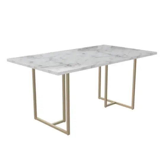 Astor Dining Table Marble Top with Legs - Cosmoliving By Cosmopolitan image {9}