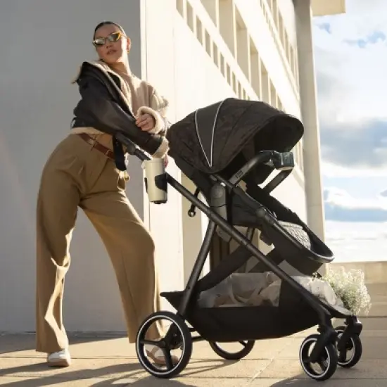 Evenflo Shyft Intuiti+ Modular Stroller - Dubhan Black image {18}