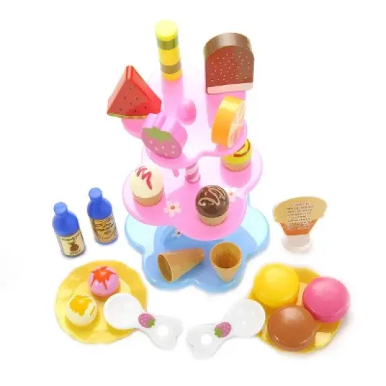 Ready! Set! Play! Link Little Chef Sweet Treats Ice Cream And Desserts Tower PlaySet image {9}