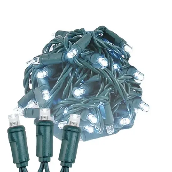 Novelty Lights LED Christmas String Lights 70 Mini Bulbs (Green Wire, 35 feet) image {10}