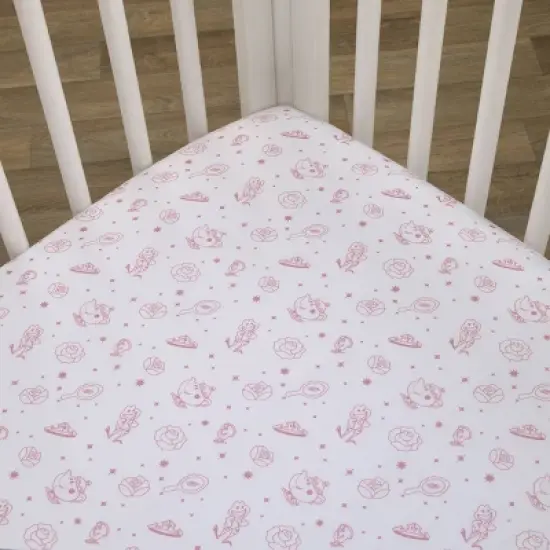 Disney Princess Make A Wish Fitted Crib Sheet image {1}