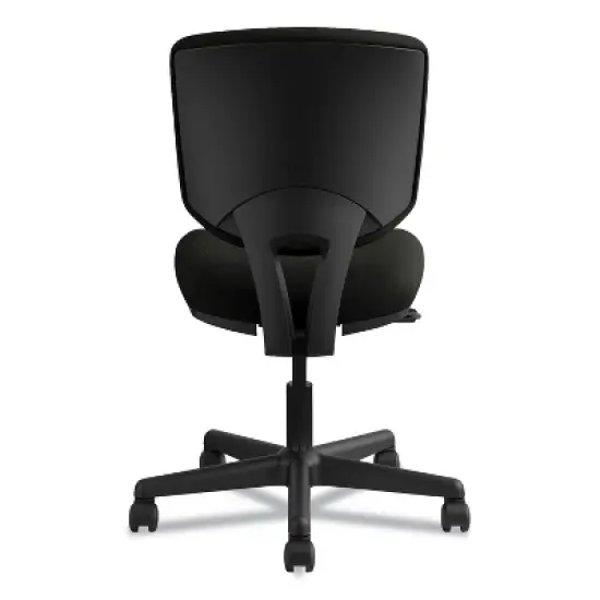 HON Volt Series Leather Task Chair, Supports Up to 250 lb, 18" to 22.25" Seat Height, Black image {9}