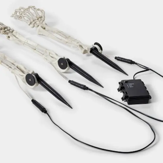 3ct LED Skeleton Arms Halloween Novelty Path Lights with Timer - Hyde and EEK! Boutique&trade; image {4}