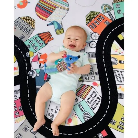 Skip Hop Double Play Reversible Playmat - Vibrant Village image {4}