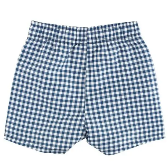 RuggedButts Baby Boys Gingham Swim Trunks image {1}