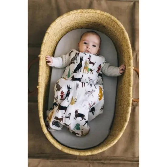 Little Unicorn 2-way Zipper Muslin Sleep Bag Wearable Blanket image {1}