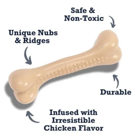 Country Living Nylon Chew Bone Dog Toy for Heavy Chewers (Chicken Flavored) &ndash; Available in 2 Sizes image {7}
