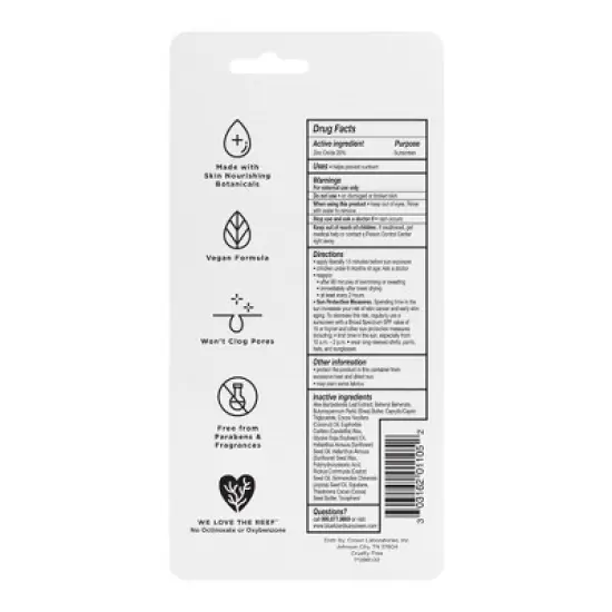 Blue Lizard Baby Mineral Sunscreen Stick for Face and Body - SPF 50+ - 0.5 oz image {1}