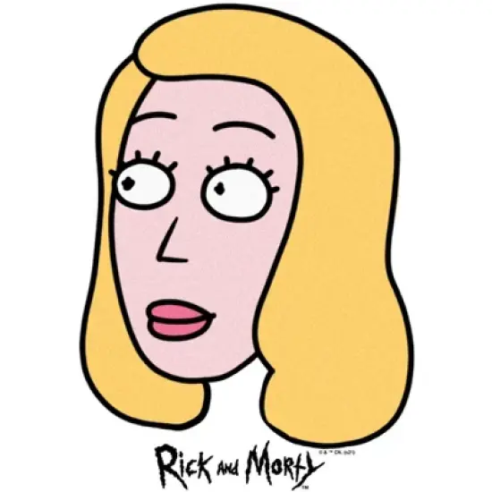 Men's Rick And Morty Beth Big Head T-Shirt image {1}