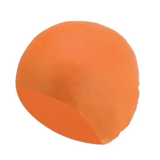 Unique Bargains Silicone Waterproof Solid Swim Cap 1 Pc image {12}