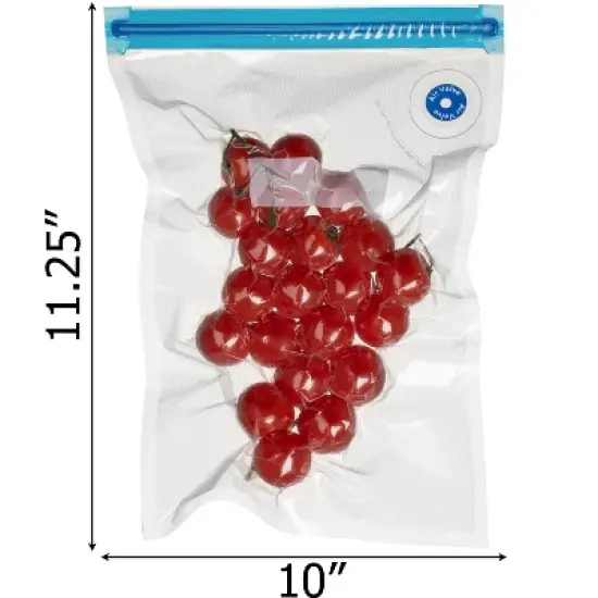 Basicwise Handheld Vacuum Sealer with Reusable Bags &ndash; Airtight Food Storage, Sous Vide, Fridge Prep & Kitchen Organization image {5}