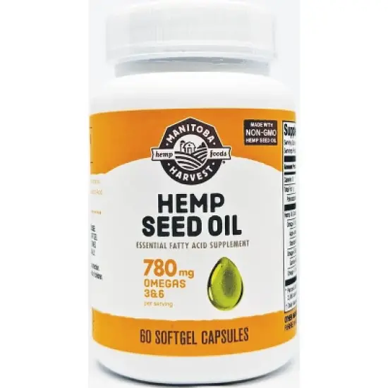 Manitoba Harvest Hemp Oil 1,000mg 60 Softgels image {3}