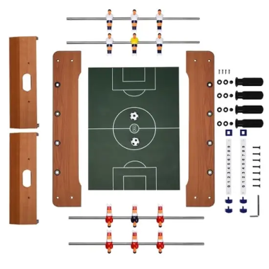 Costway 20'' Foosball Table Mini Tabletop Soccer Game Christmas Gift Football Sports image {7}