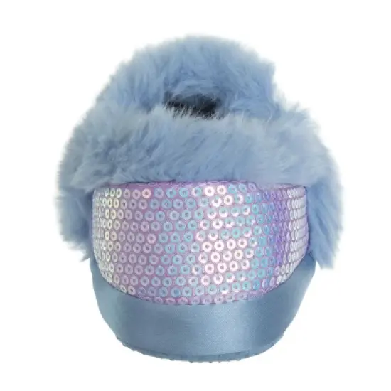 Disney Frozen Anna and Elsa Dual Sizes Girls Slippers. (Toddler/Little Kids) image {3}