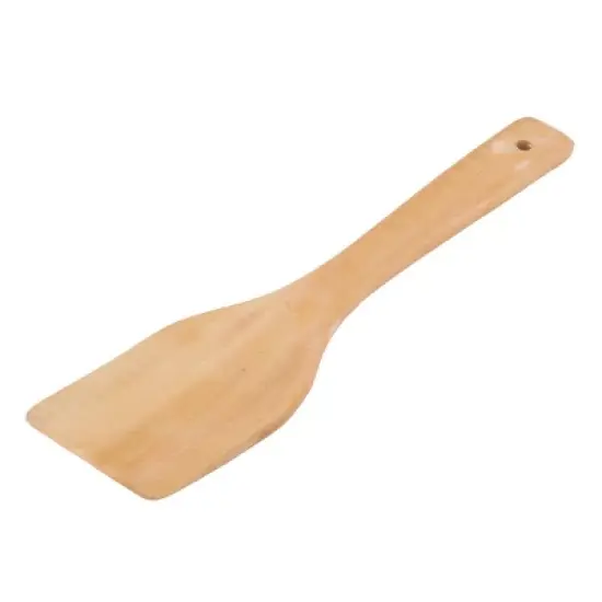 Unique Bargains Wood Kitchen Flat Cooking Spatula Rice Spoon Paddle Ladle 1 Pc image {3}
