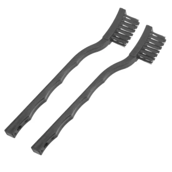 Unique Bargains 2pcs Antistatic ESD Brush Plastic Handle Nylon Cleaning Brushes 15x30mm Bristles image {3}