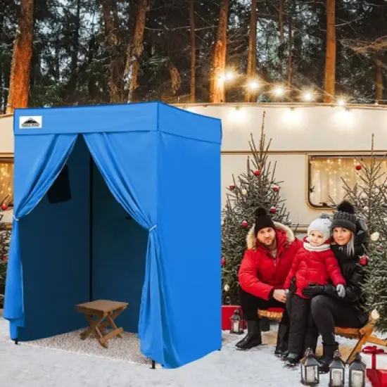 EAGLE PEAK Flex Compact 5x5 Pop-up Canopy Changing Room, Portable Privacy Dressing Room image {11}
