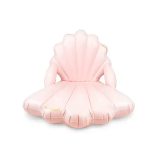 MINNIDIP Float Lounger - Blush Shell Chaise image {1}