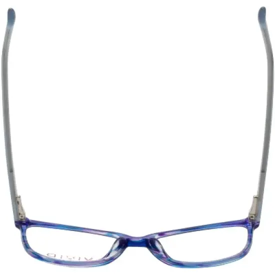 Vivid Designer Blue Light Blocking Reading Eyeglasses 893 Marble Blue 52 mm image {4}
