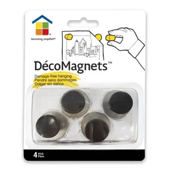 Under the Roof Decorating Magnets 4ct Black image {9}