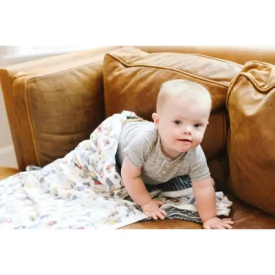 Copper Pearl 3-Layer Baby Quilt - Diesel image {1}