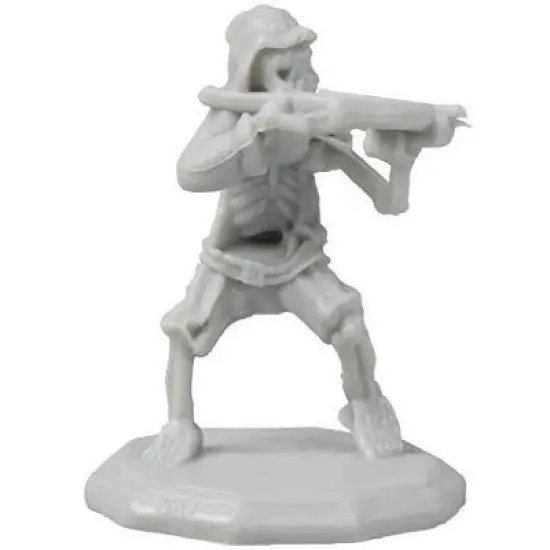 Monster Protectors Unpainted Fantasy Skeleton Mini Figures for D&D - 1", 8 Pieces image {5}