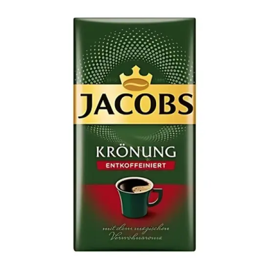 Jacobs Kronung Decaf Ground Coffee 17.6oz/500g image {3}