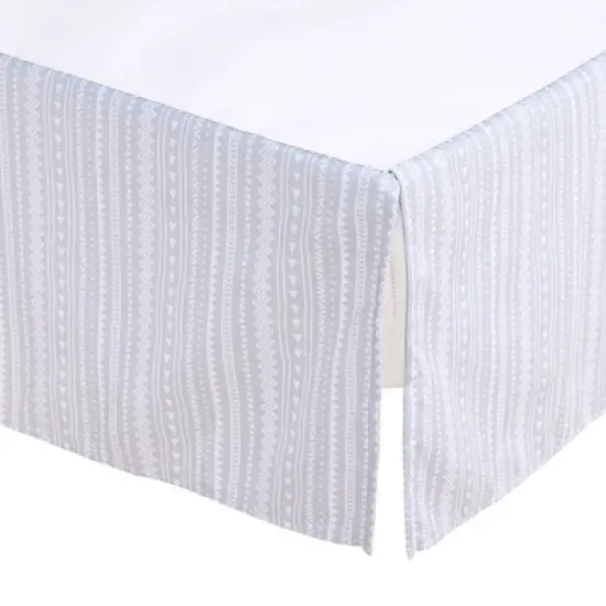 The Peanutshell Dino Baby Crib Bedding Set, Gray/Green - 3pc image {3}