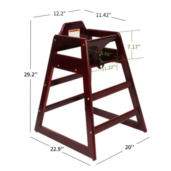 Dolonm 29 "convertible children's height increasing chair, suitable for assembly, safe, and easy to clean image {7}