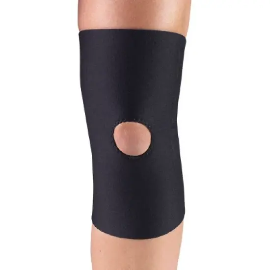 OTC Knee Support, Open Patella, Neoprene, Black image {6}