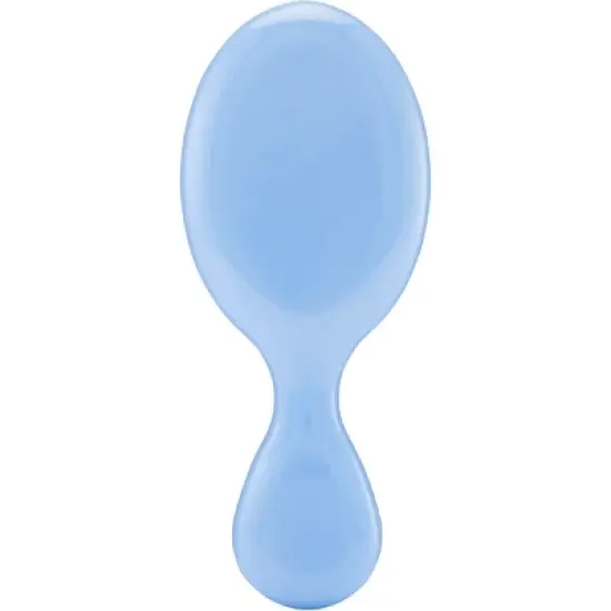 Wet Brush Mini Detangler Hair Brush For Less Pain, Effort and Breakage - Solid Sky Blue image {2}