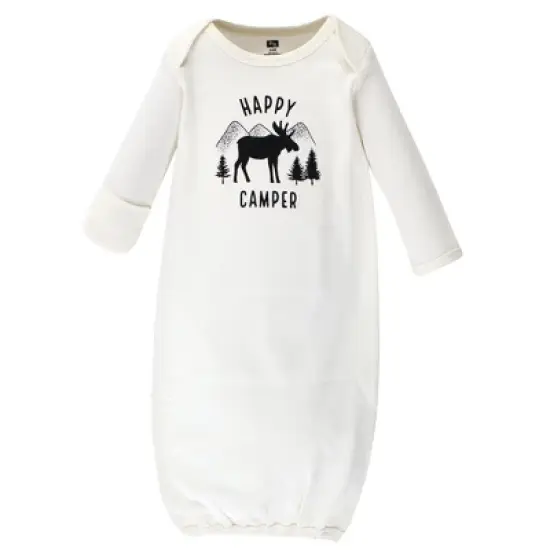 Hudson Baby Cotton Gowns, Moose, Preemie/Newborn image {4}