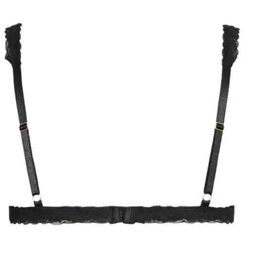 Women's Plus Size lingerie Peep Show Bralette - black | FOX & ROYAL image {3}
